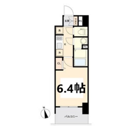 鶴舞駅 徒歩7分 9階の物件間取画像